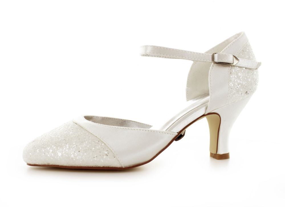 701-ivory-ivory-a Brautschuhe Helena ivory-ivory Satin-Glitter