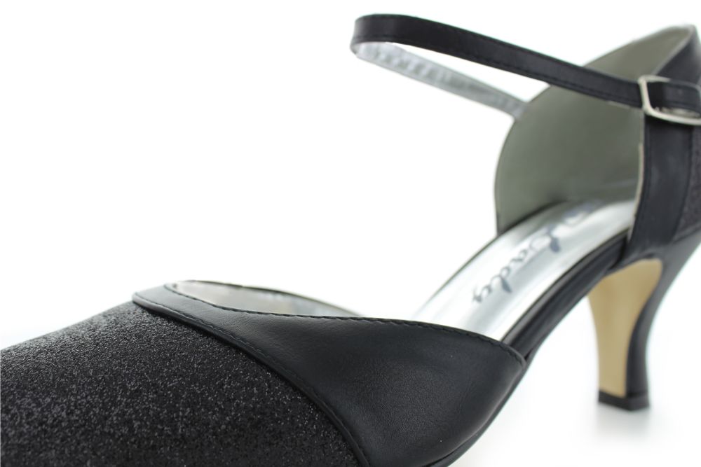 701schwarz-b Riemchen Pumps Helena schwarz