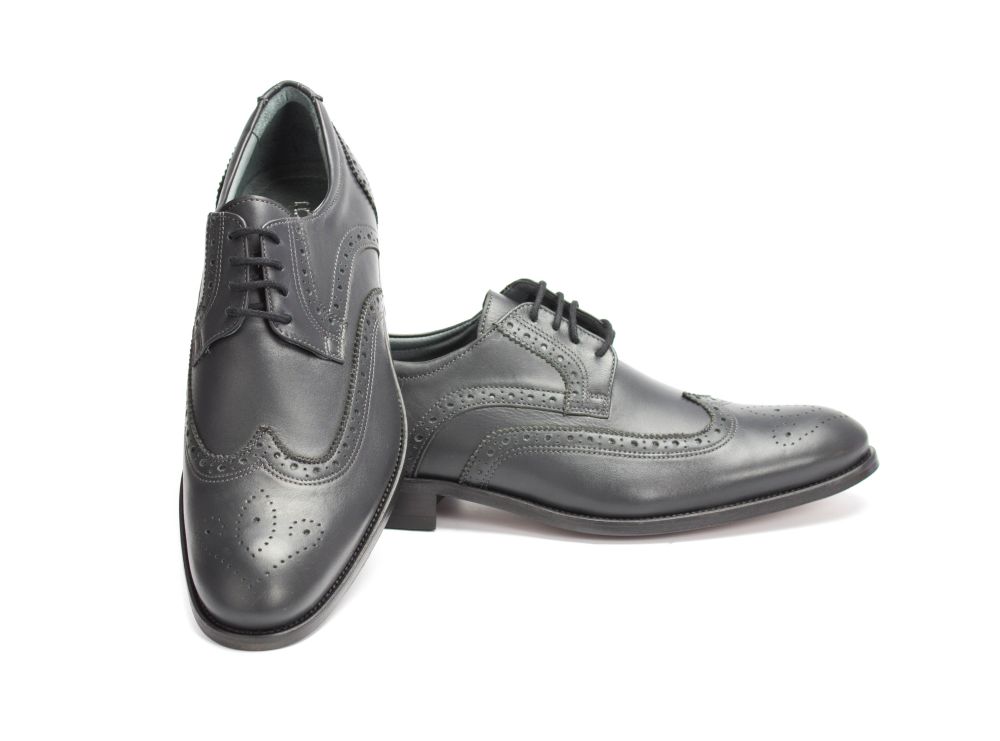 485-anthrazit-4 Herrenschuhe Budapester anthrazitgrau