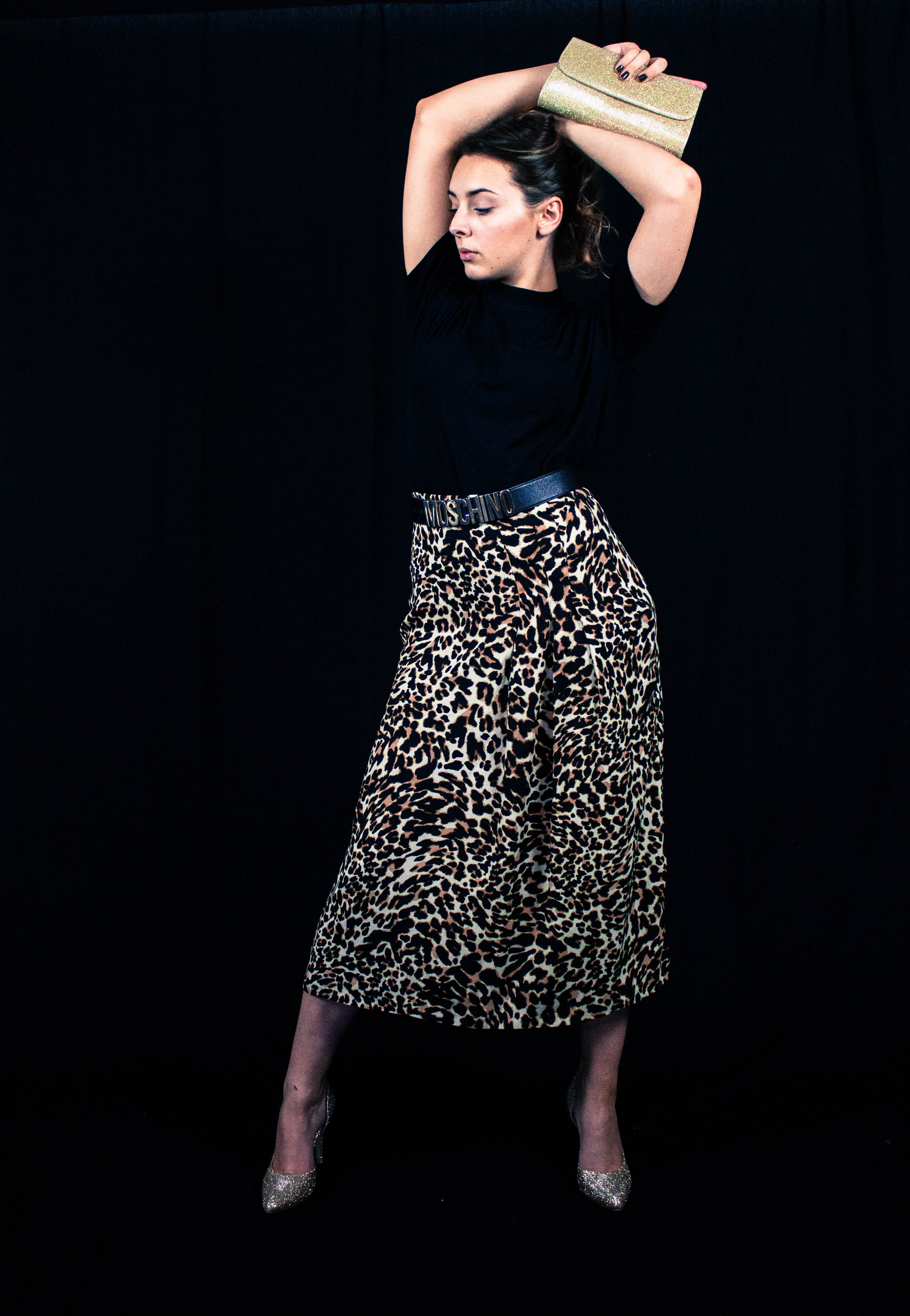 IMG_3811 D'orsay Pumps Lucia champagner Glitter