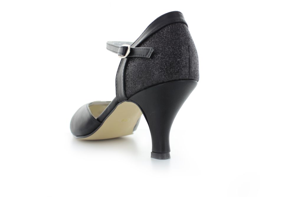 701schwarz-e Riemchen Pumps Helena schwarz