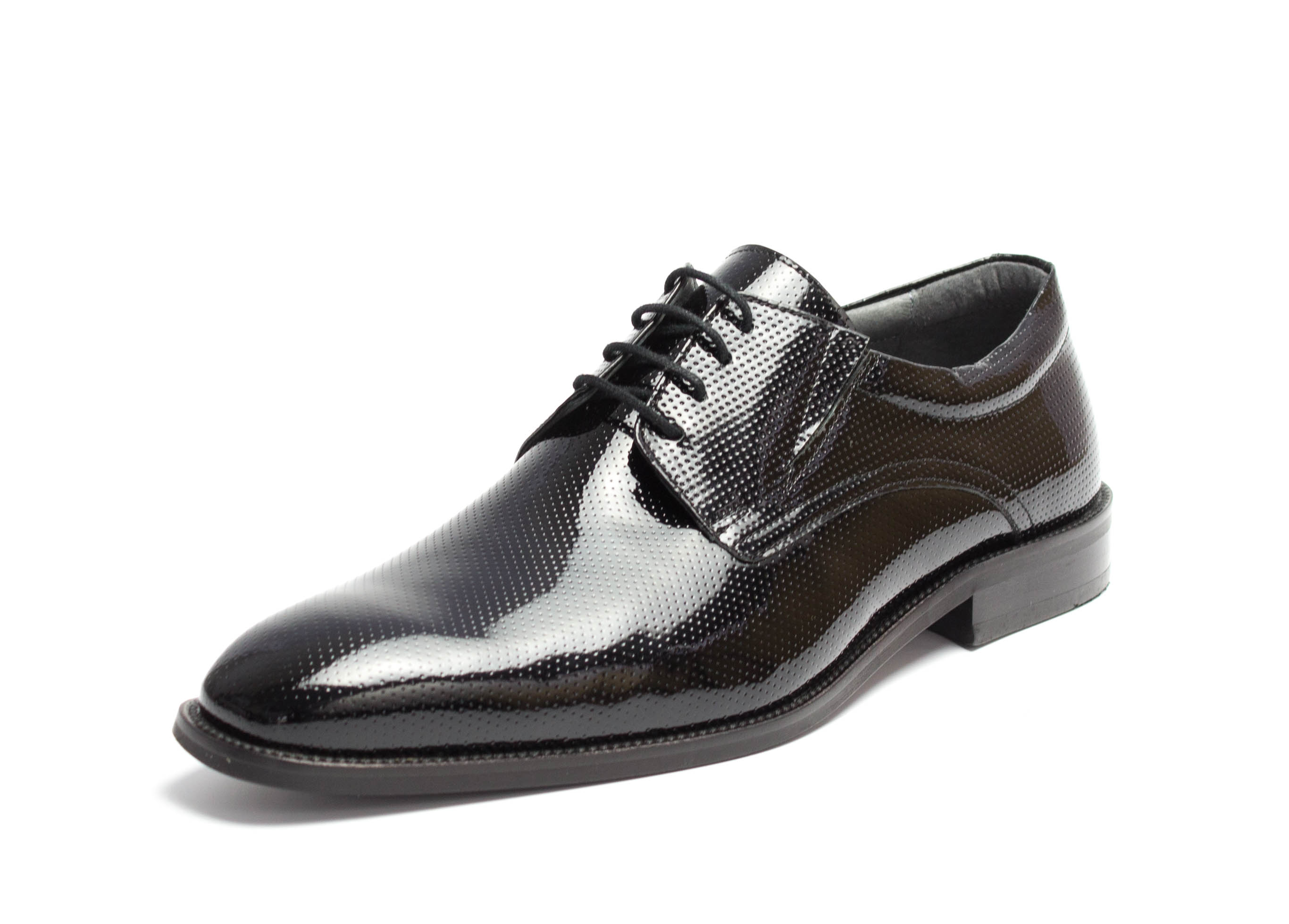 495-graphitschwarz-1 Derbyschuhe Ace-TS graphit-schwarz perforiert