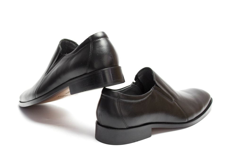 409-schwarz-10 Slipper Herrenschuhe Jack schwarz Nappa