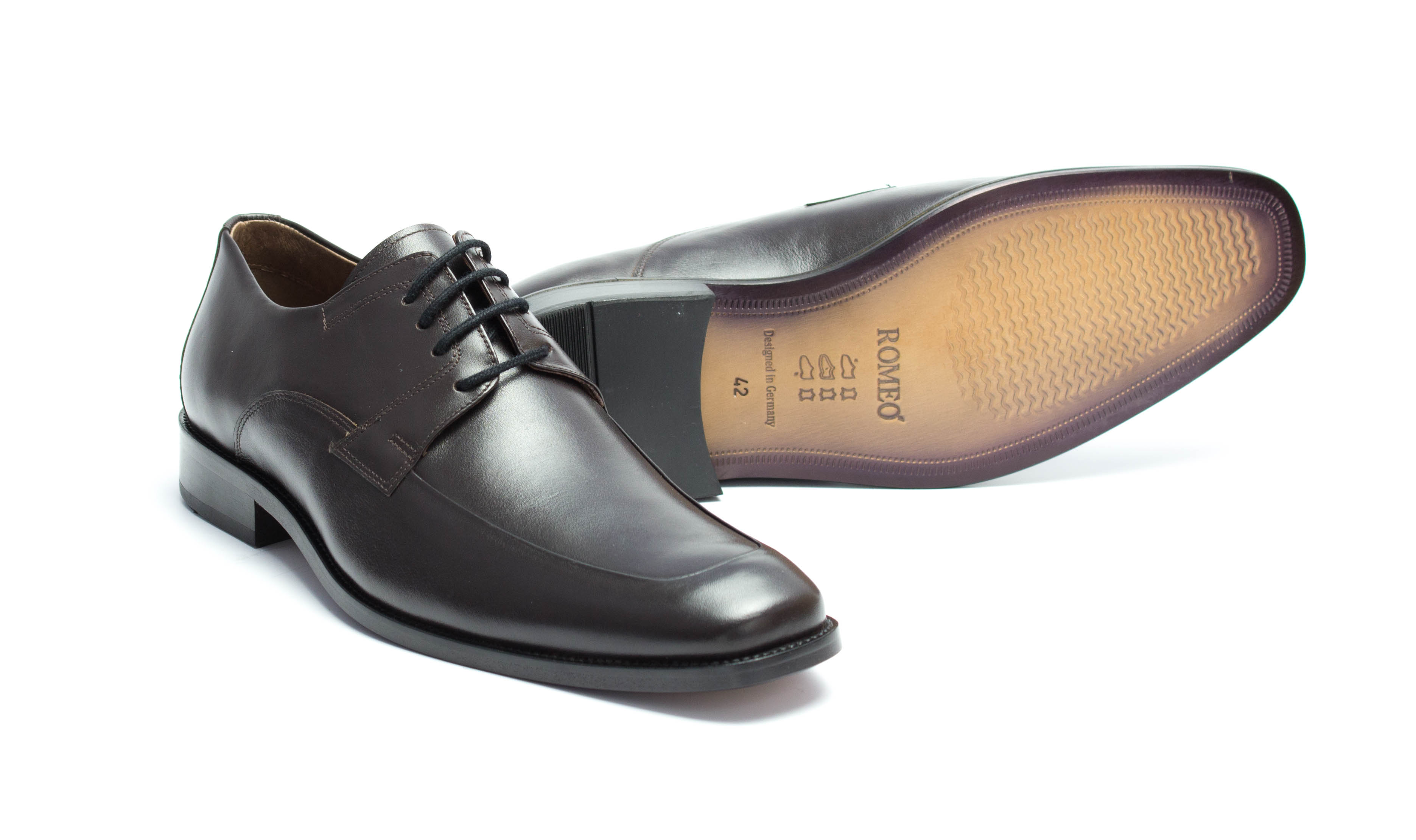 506-schoko-7 Derby Herrenschuhe Zeek schoko