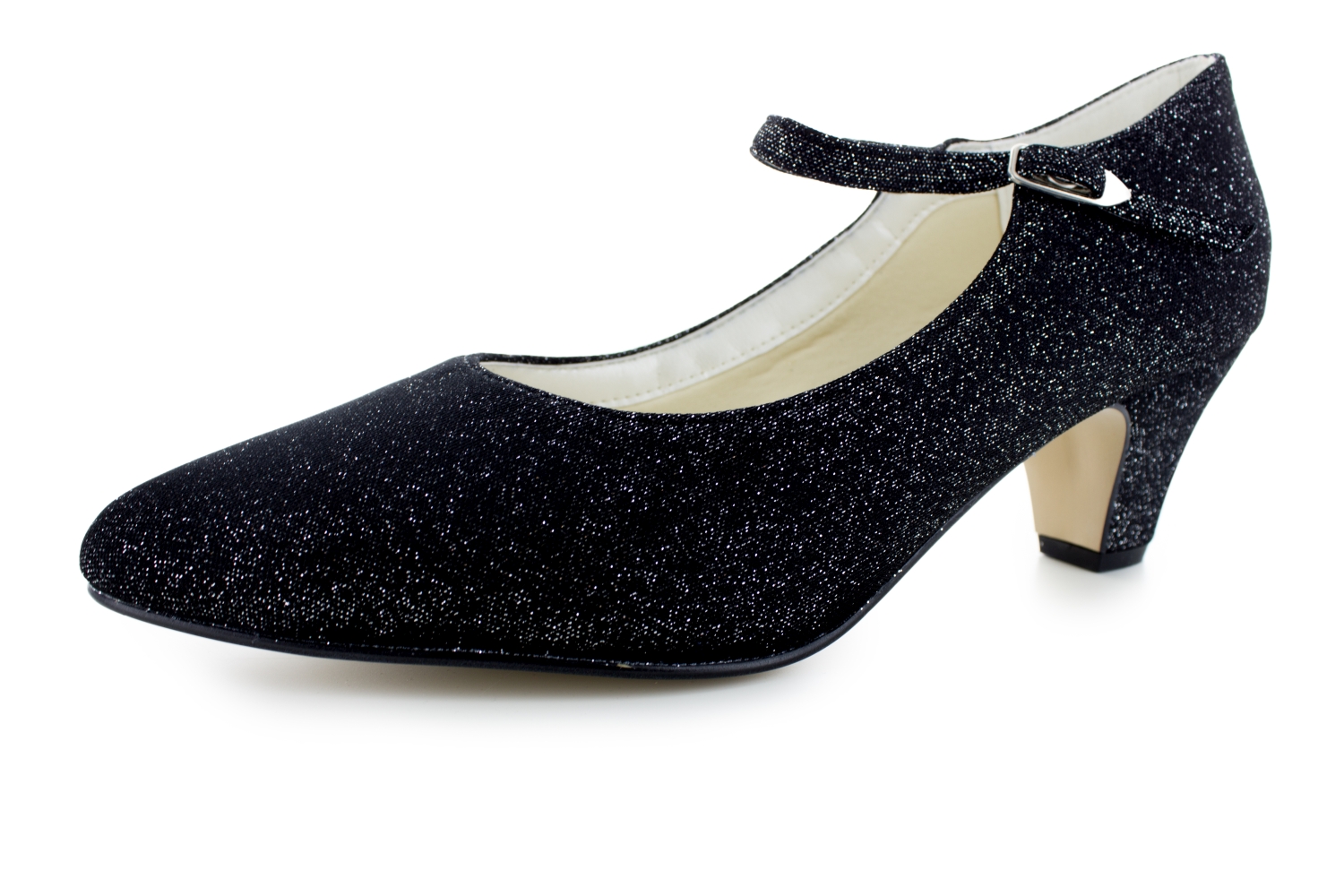 738-magic-black-klein Spangen Pumps Victoria magic black