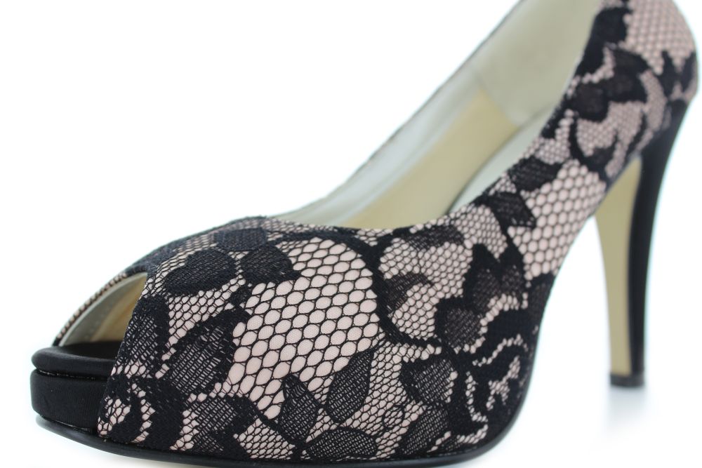 715-schwarz-nude-b Vintage Pumps Silvana schwarz-nude