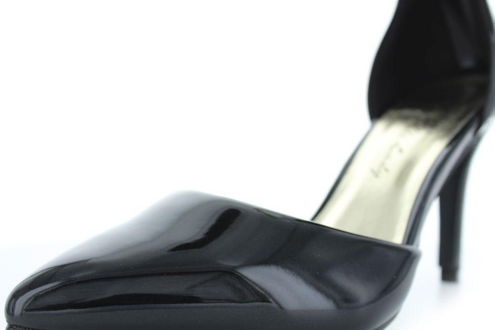 825-Lack-schwarz-b offene Pumps Stella schwarz Lack