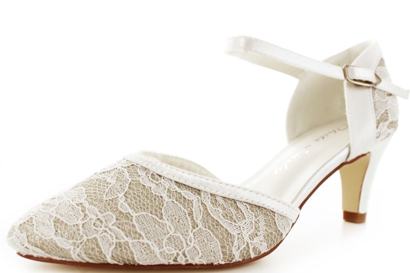 879-einf-satin-spitze-ivory-champagner-04 Brautschuhe Mia ivory-champagner Glitter Spitze