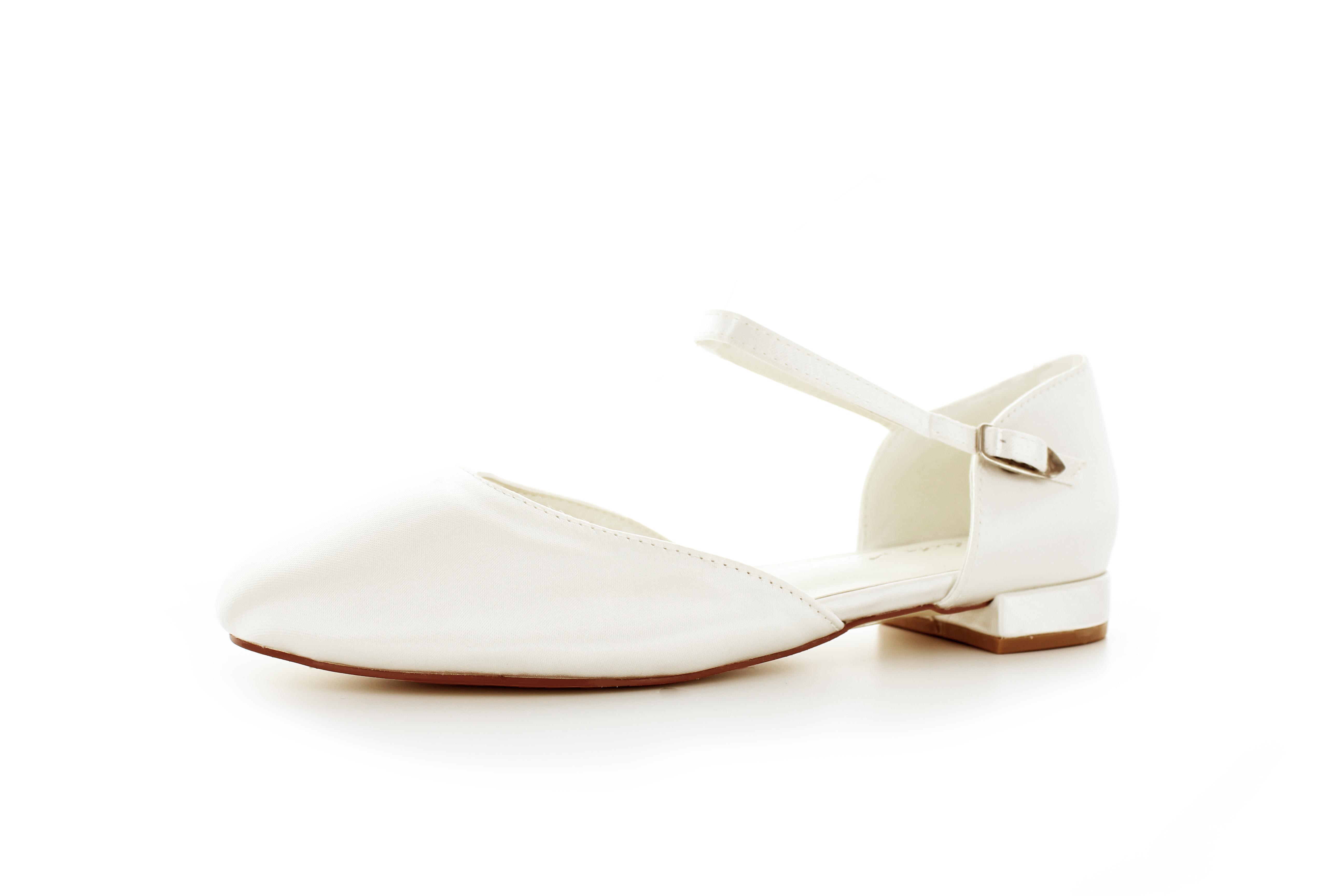offene flache Brautschuhe Taina ivory