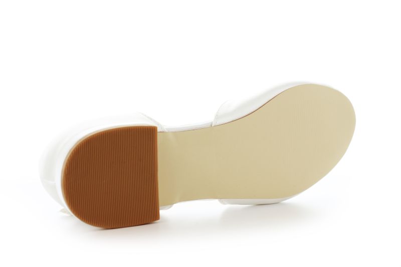 offene flache Brautschuhe Taina ivory