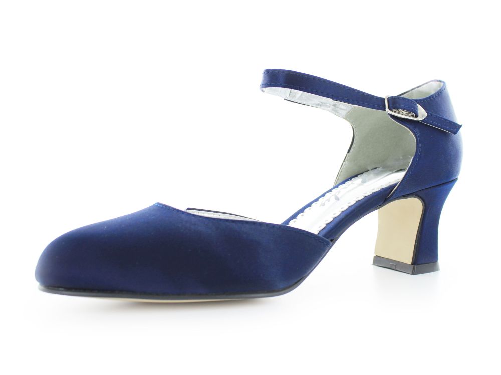 255-ocean-a Riemchen Pumps Happy ocean Satin