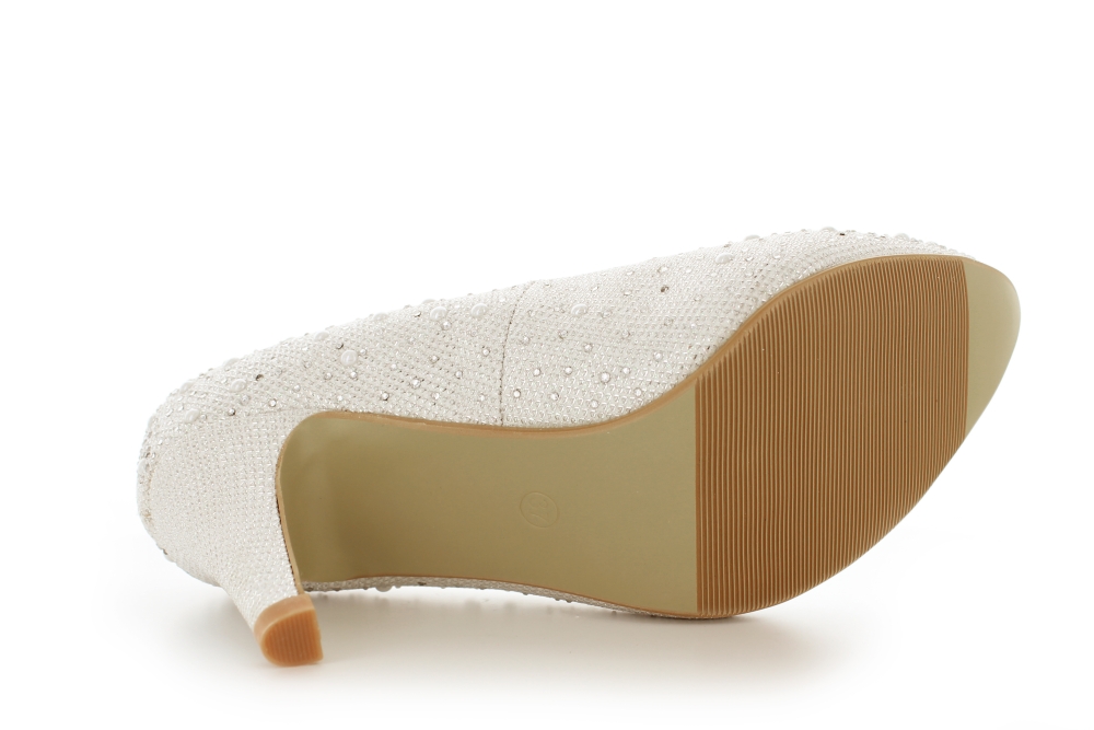 Brautschuhe Destiny ivory Perle