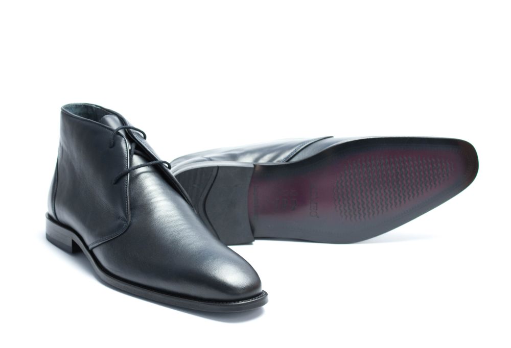 472-ocean-5 Halbstiefel Desert Storm ocean Nappa