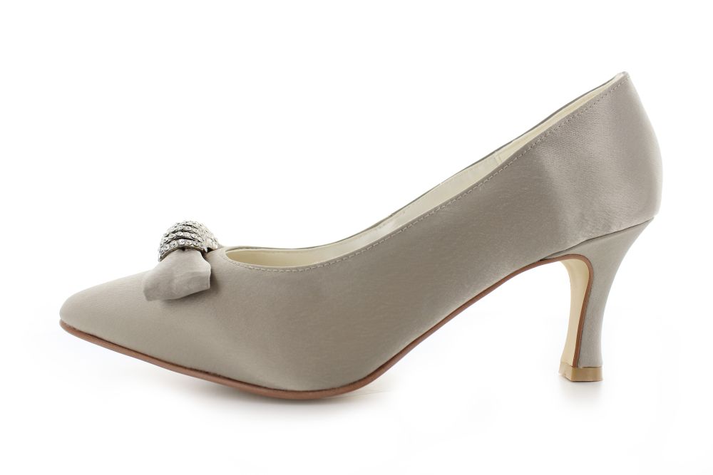 705-taupeXwJ77pSIjaSTg Vintage Pumps Igrid taupe Satin