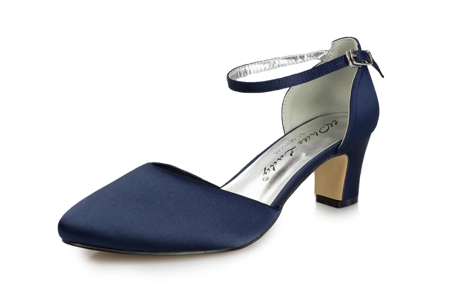Riemchen Pumps Athena atlantik Satin