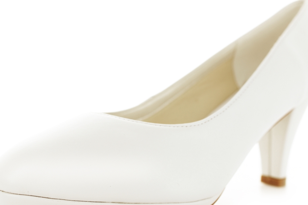 Brautschuhe Maja offwhite Leder