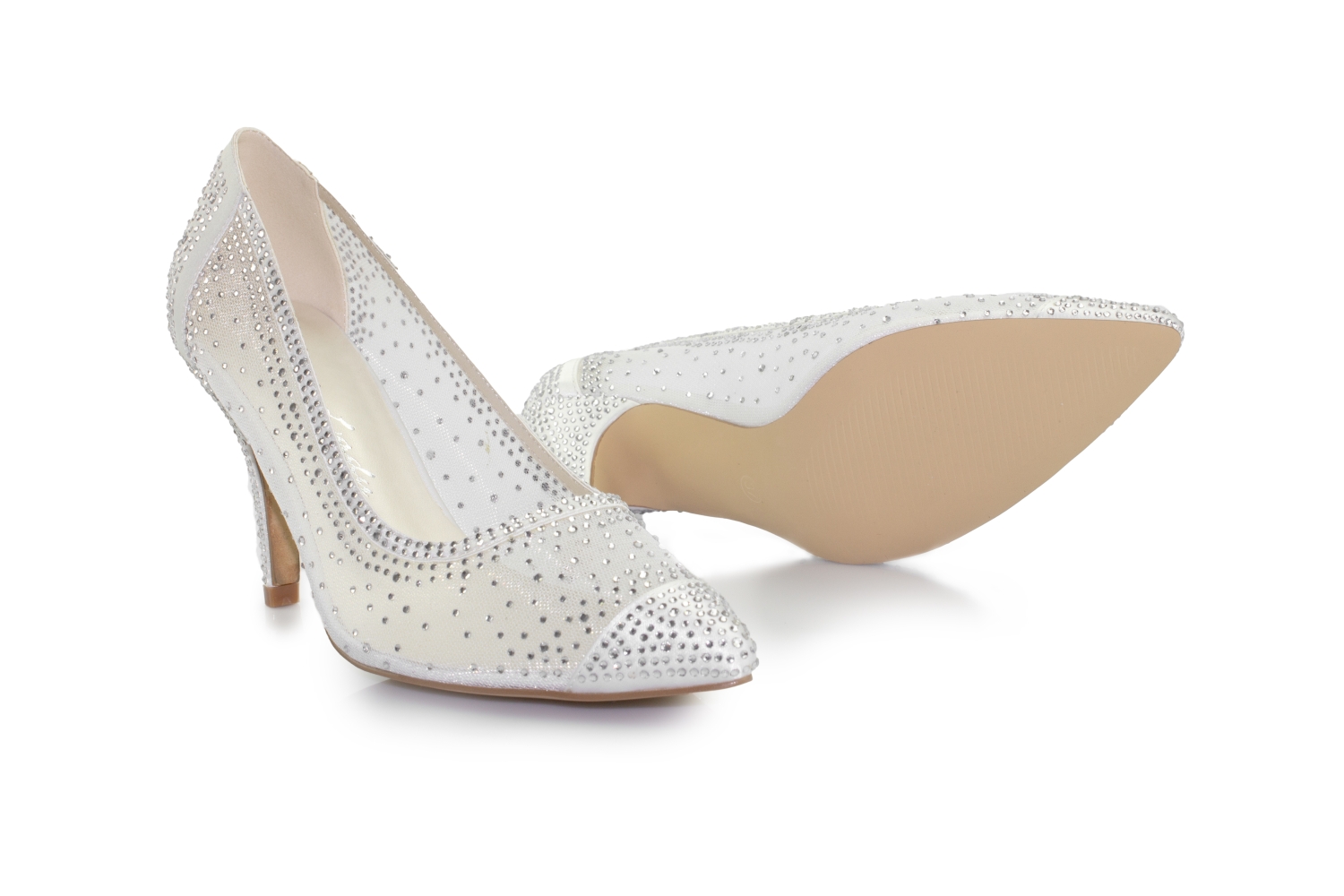 930-ivory07-Bearbeitet durchsichtige Brautschuhe Schneewittchen ivory