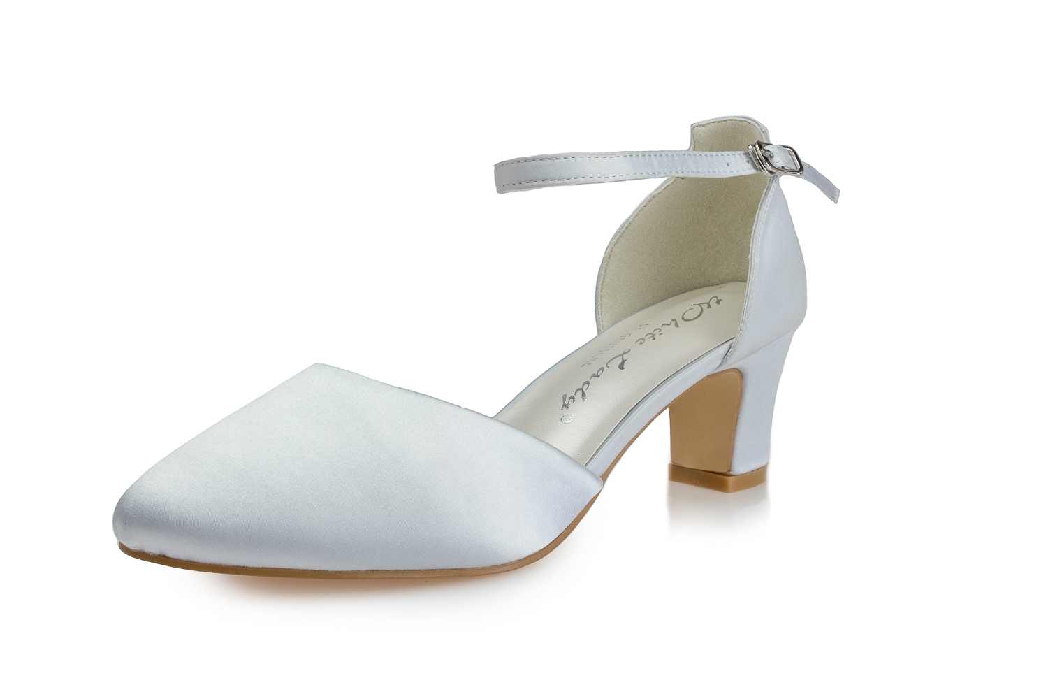 700_silber_1 White Lady Satin Brautschuhe Athena silber