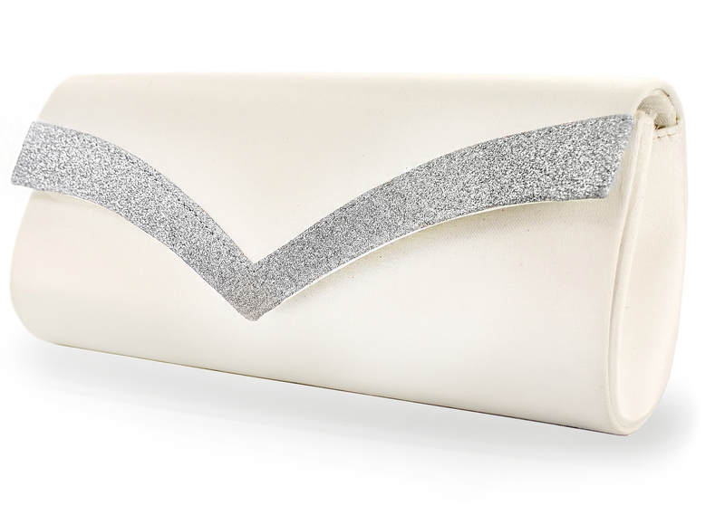Tina-ivory-silber5825f02091180 Satin Brauttasche Tina ivory-silber