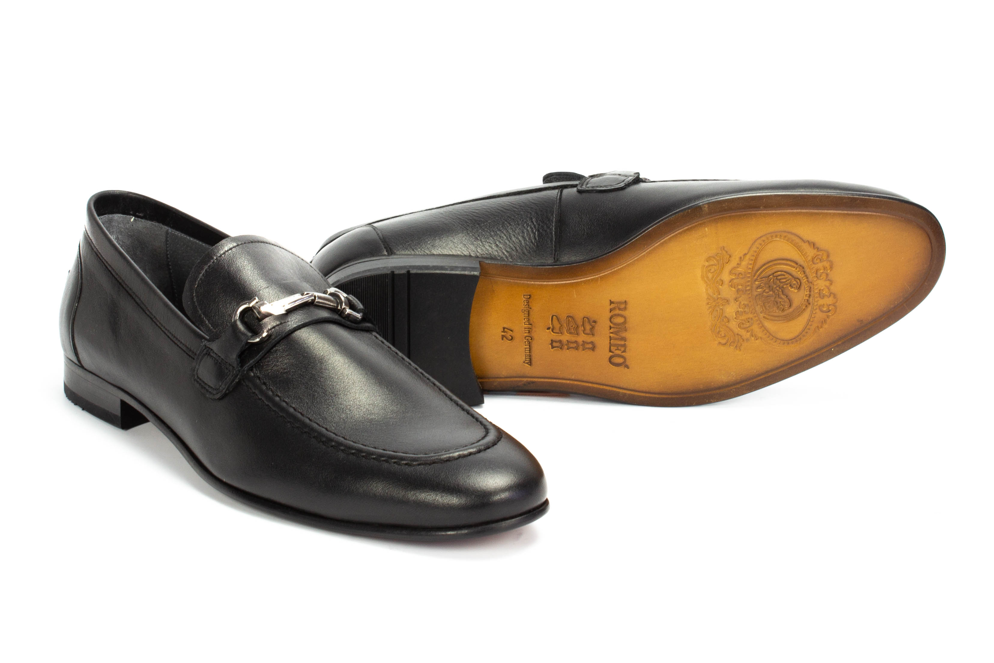 496-schwarz-3 Slipper Herrenschuhe Patrick schwarz Nappa