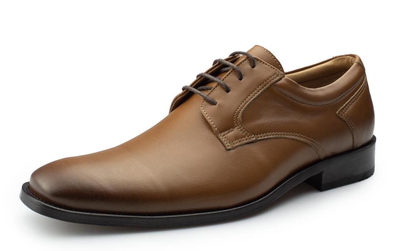 401-cognac_1 Derby Herrenschuhe Lucien-LS cognac