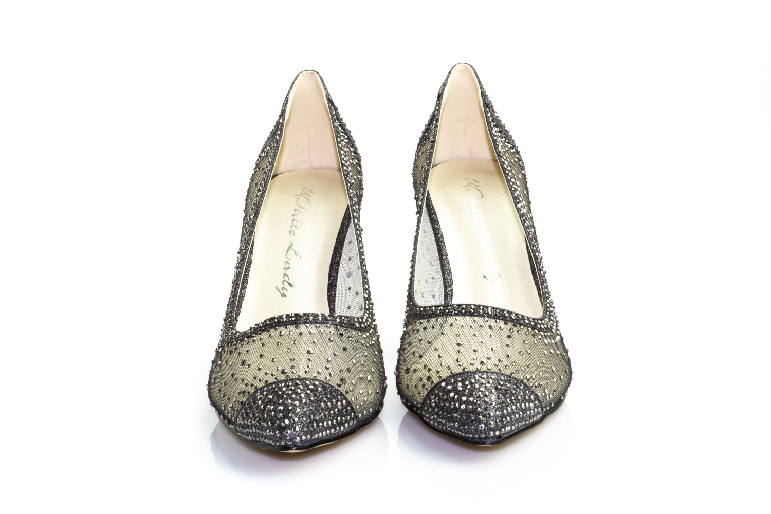 930-schwarz05 durchsichtige Pumps Schneewittchen schwarz