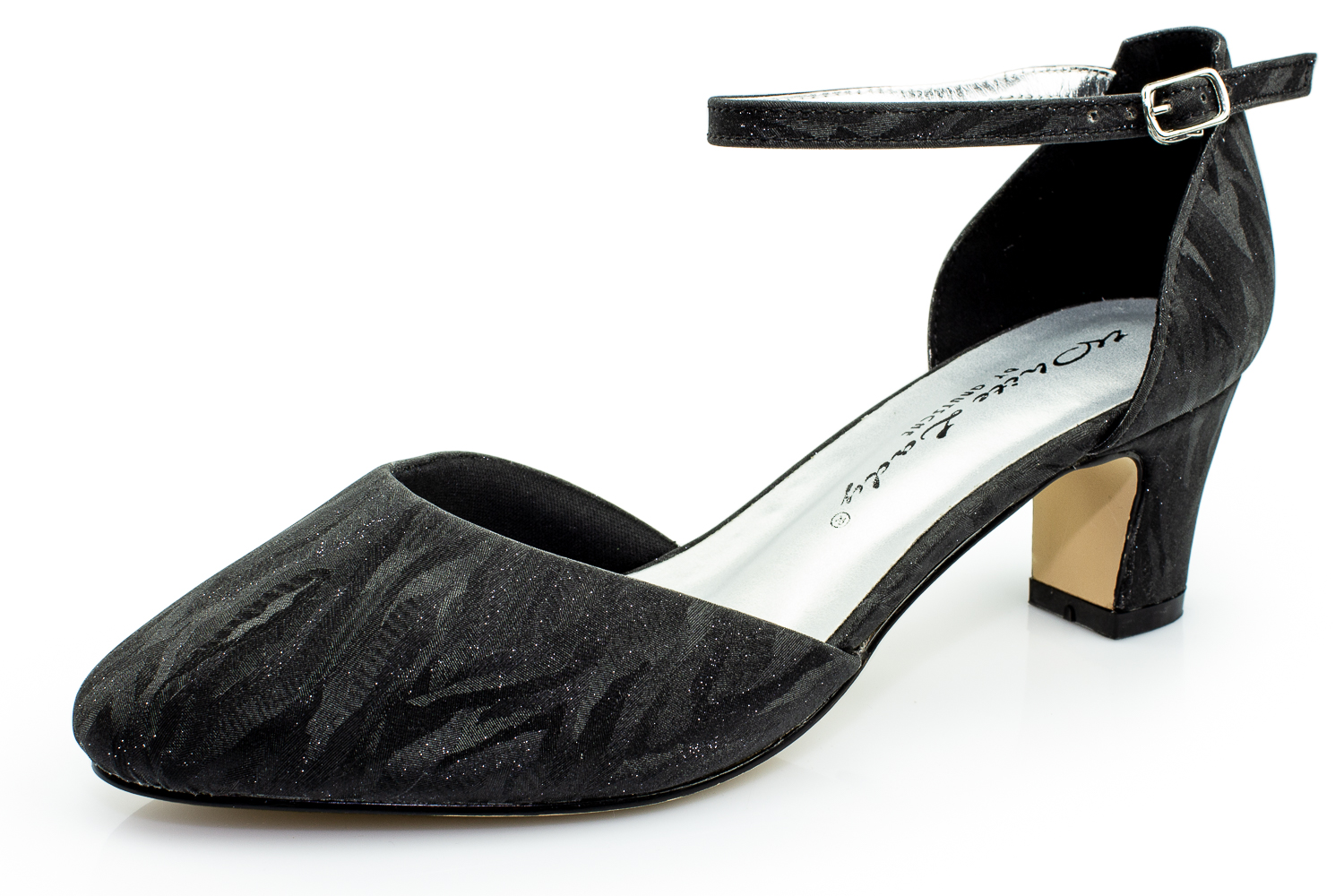 IMG_9040-Bearbeitet bequeme Riemchenpumps - Athena brillantschwarz Glitter