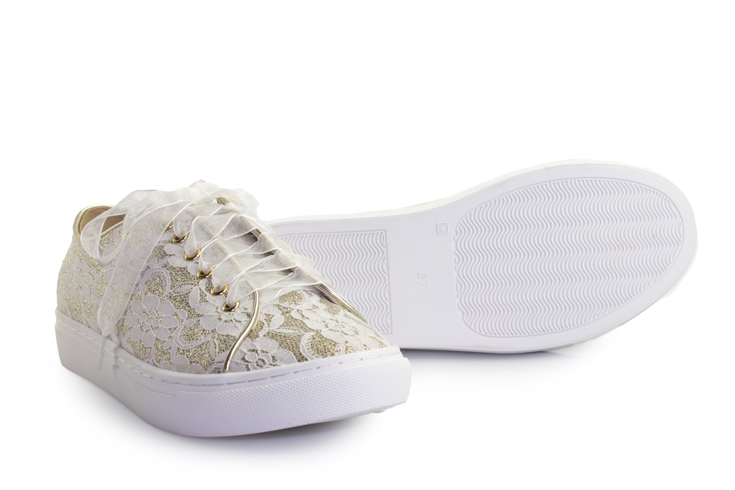 937-ivory-champagner03 Brautsneaker Sneaky ivory-champagner Glitter-Spitze