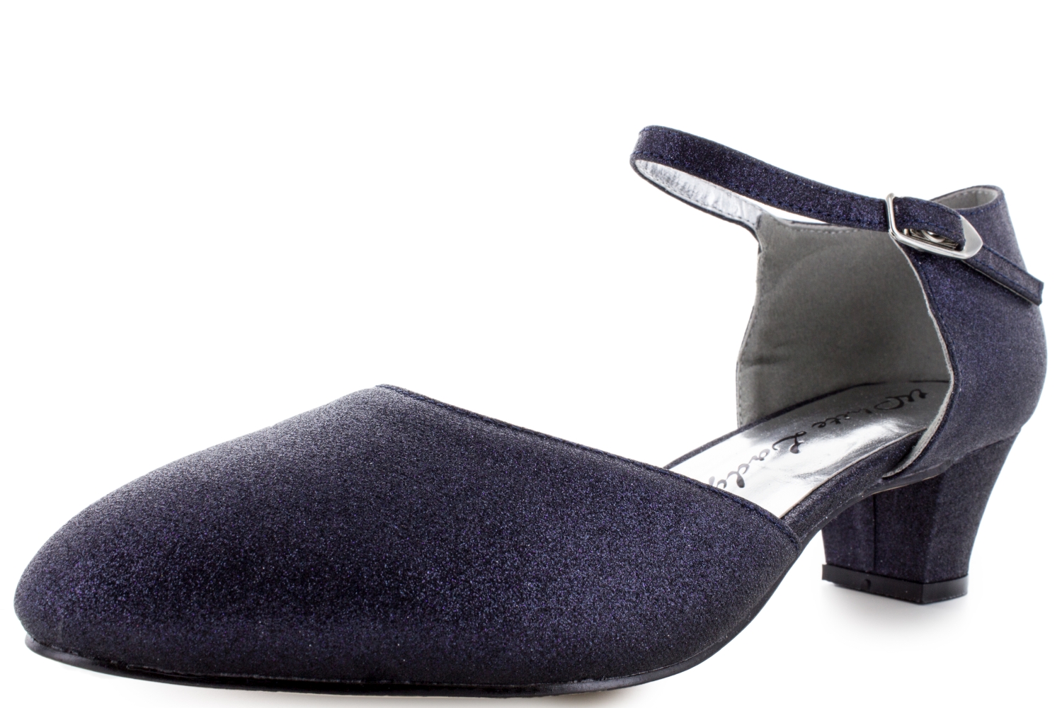 850-marine-glitter-d weite Pumps Annabell marine-Glitter