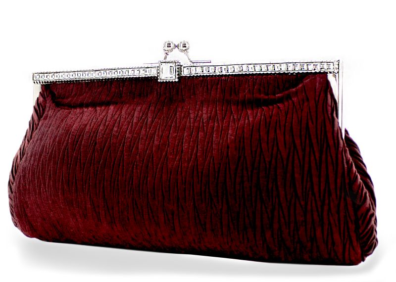 Satin Vintage Handtasche Eva rubin