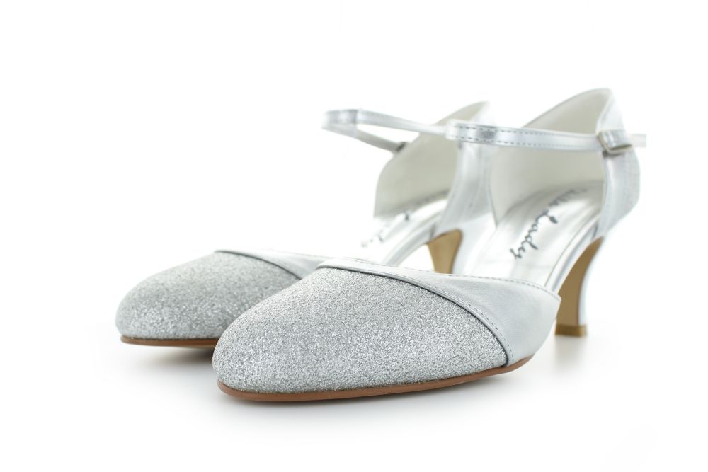 701-silber-d Riemchen Pumps Helena silber