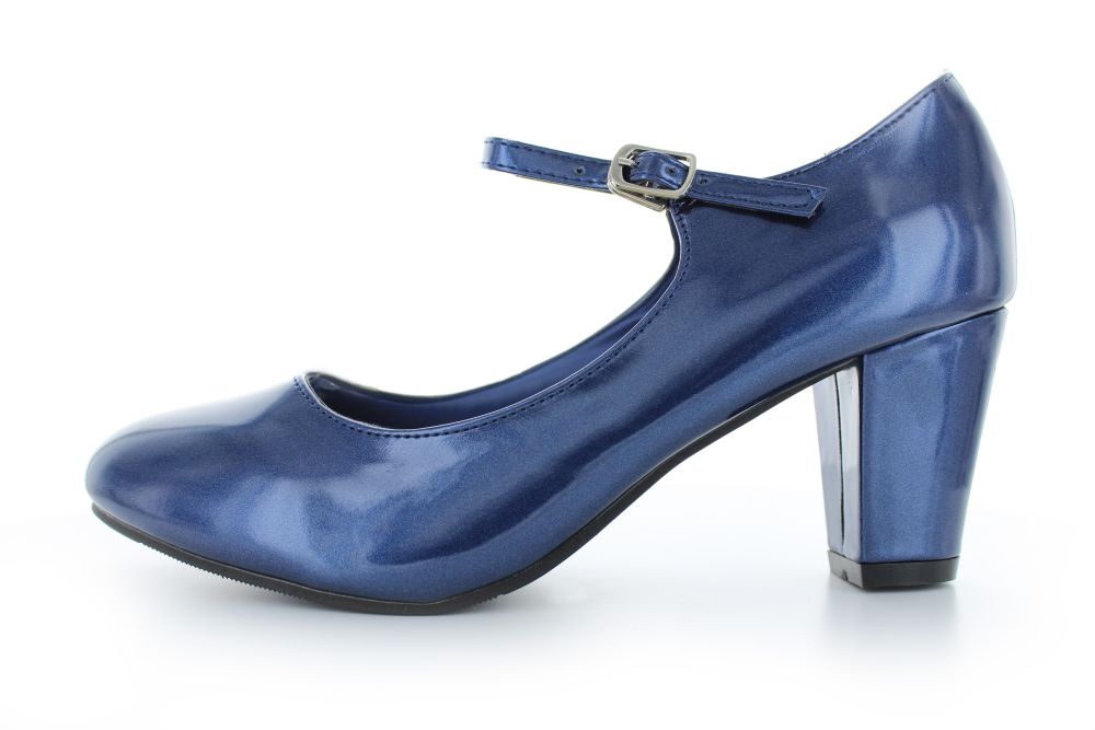821-royalblau Mary Jane Aida royalblau