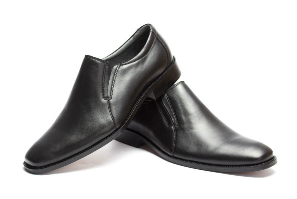 409-schwarz-9 Slipper Herrenschuhe Jack schwarz Nappa