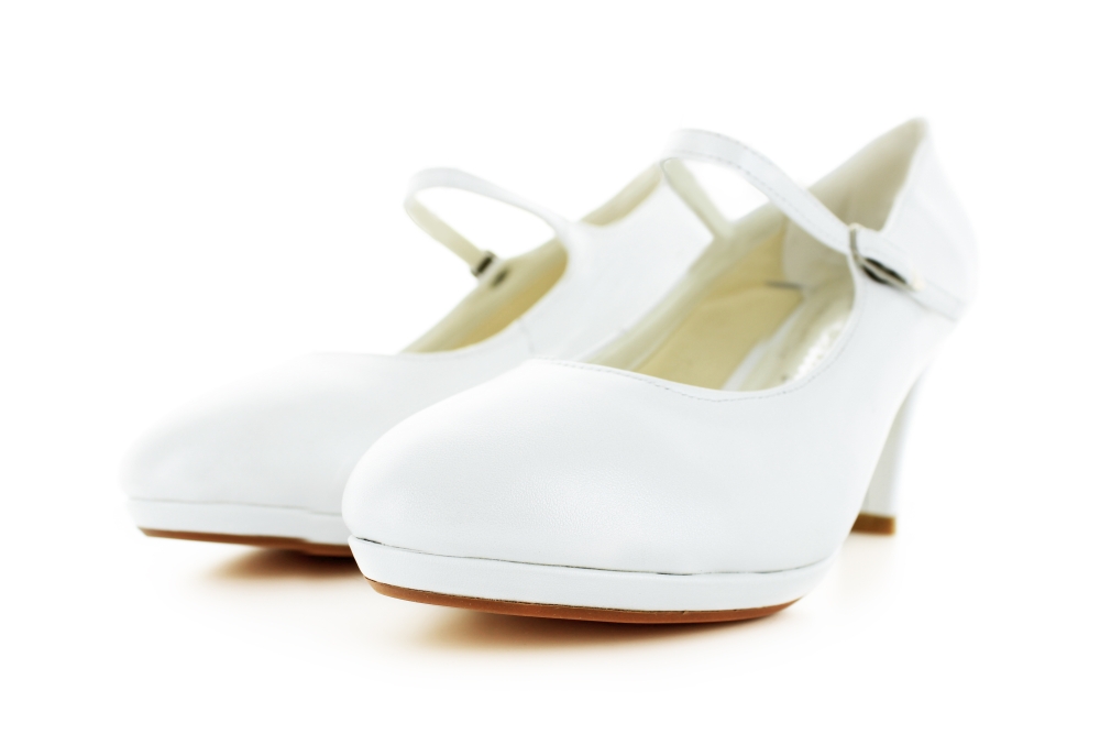 Brautschuhe Emilia weiß Leder