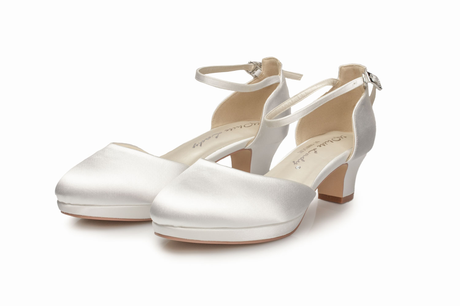 White Lady Plateau Brautschuhe Linda