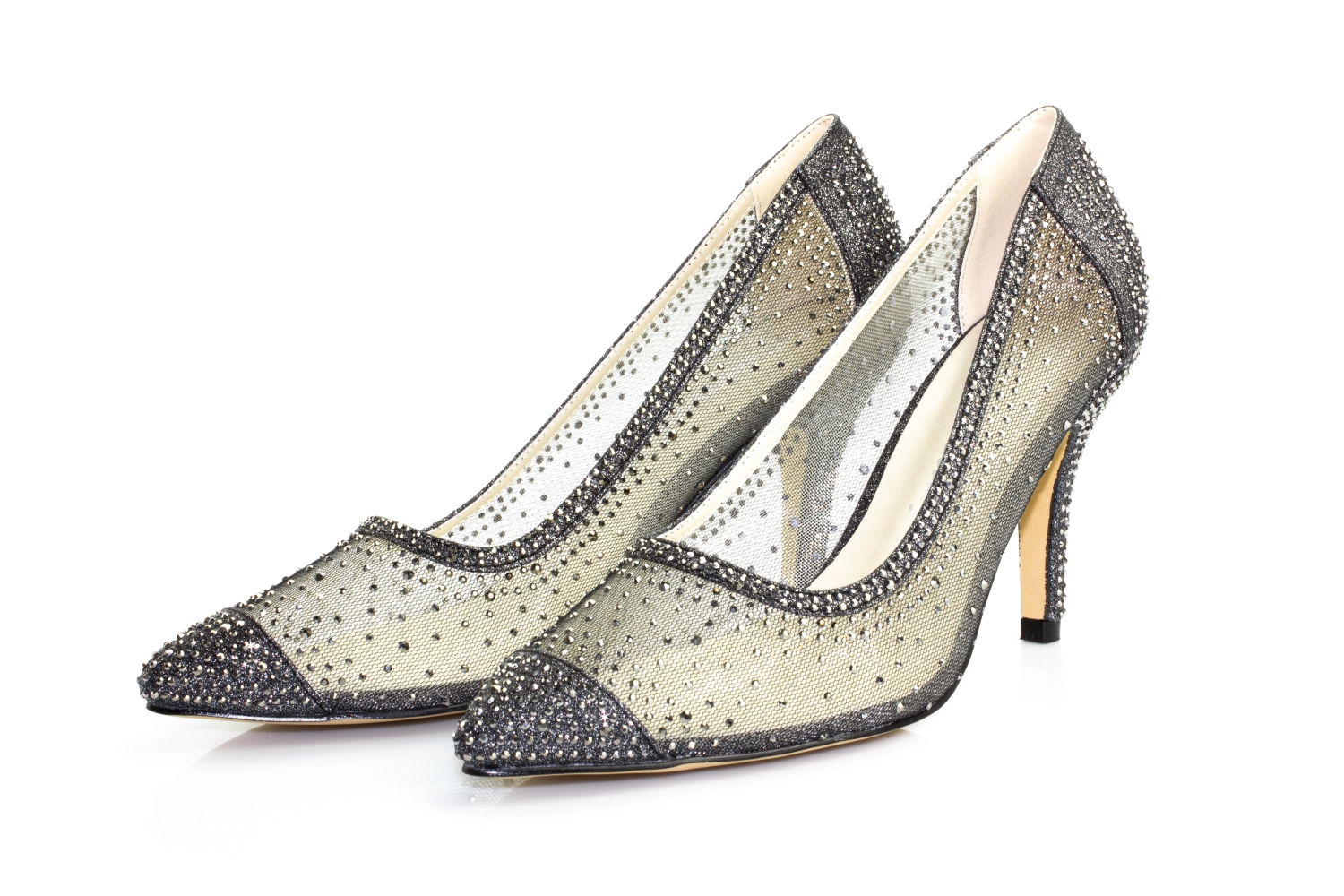 930-schwarz04 durchsichtige Pumps Schneewittchen schwarz