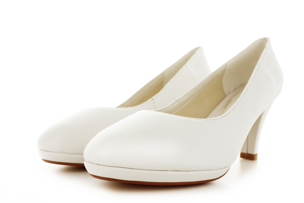Brautschuhe Maja offwhite Leder