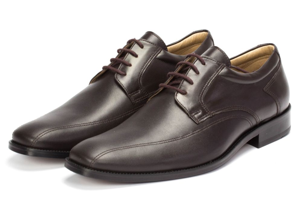 402-schoko-2 Derby Herrenschuhe Alpha-TS schoko