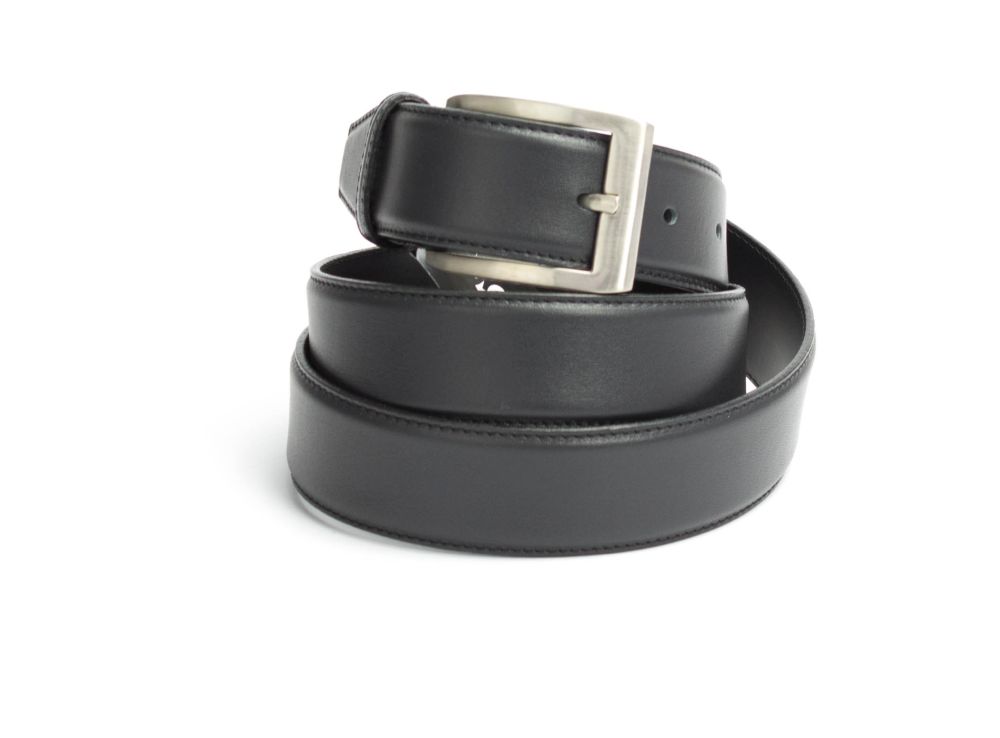 10-anthrazitgrau Dornschnallengürtel  G10 anthrazit Nappaleder