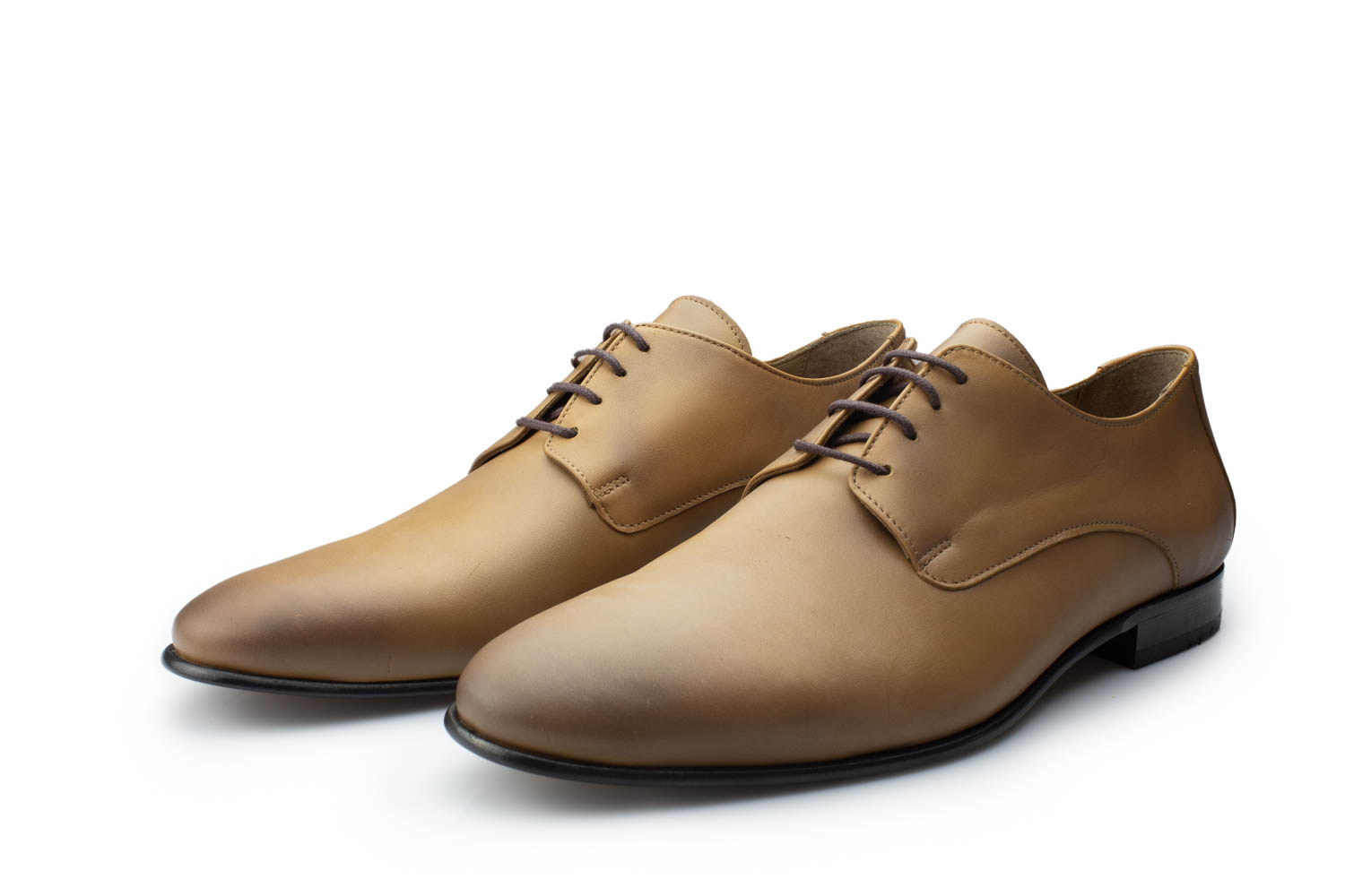 498-cognac_3 Derby Herrenschuhe Dario cognac
